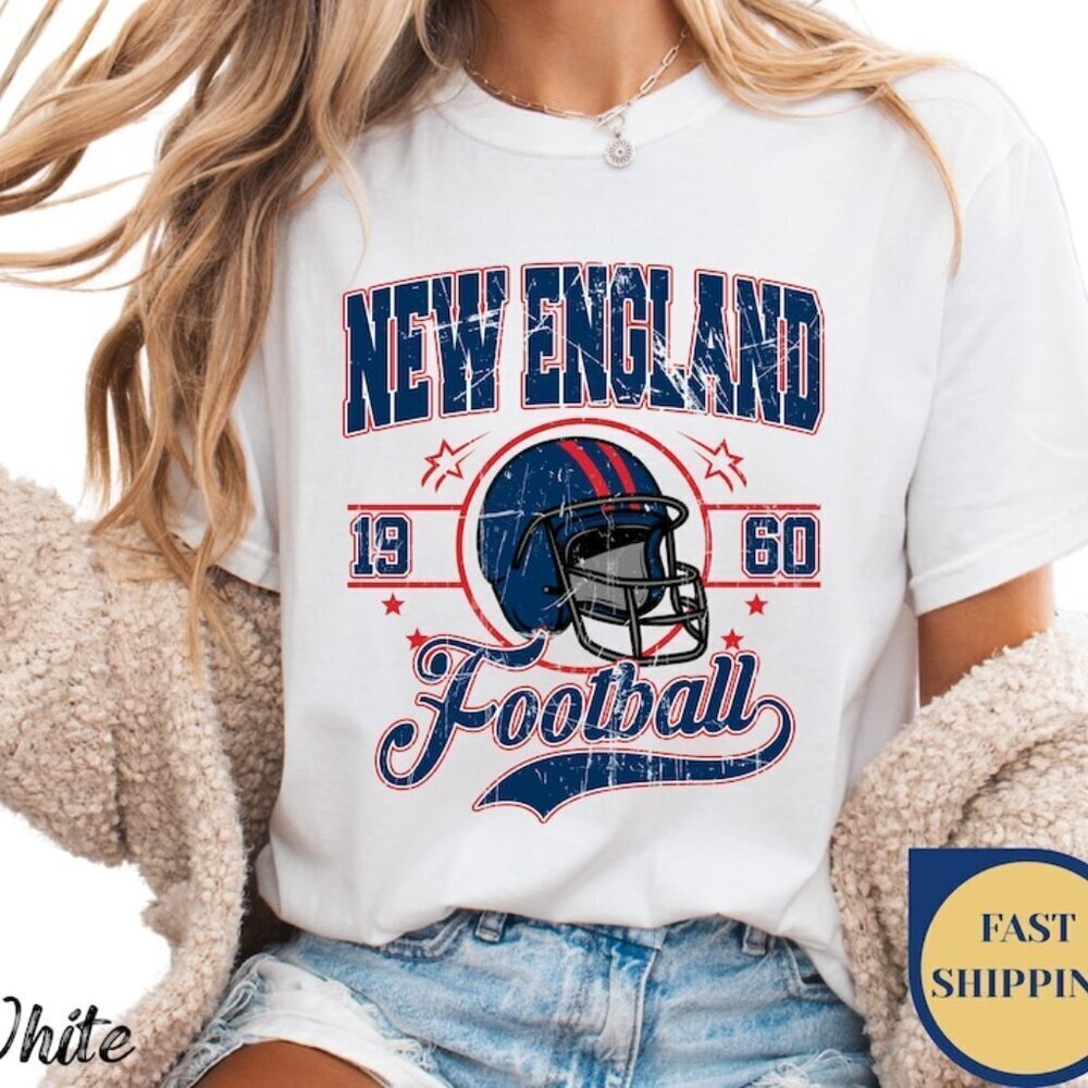 New England Football T-Shirt, super final game day shirt
